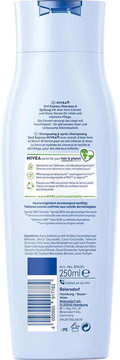Produktbild NIVEA 2in1 Express (750 ml, Flüssiges Shampoo)