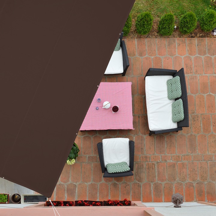 Actual product image Relaxdays Shade sail (550 x 450 x 0.1 cm)