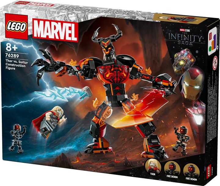 Immagine prodotto LEGO Figura di costruzione di Thor contro Surtur (76289, LEGO Marvel)