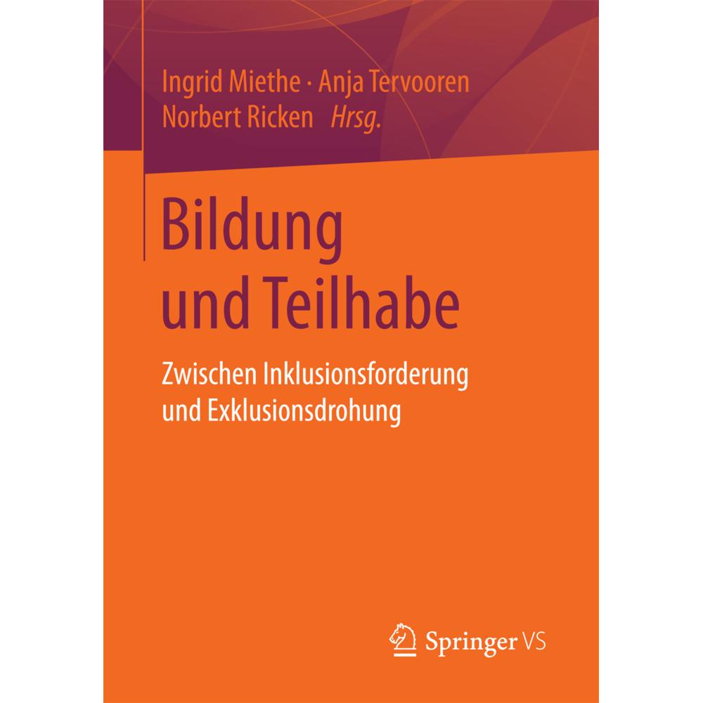 Bildung und Teilhabe, Fachbücher von Anja Tervooren, Ingrid Miethe, Norbert Ricken