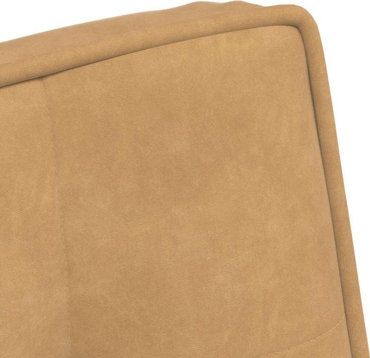 Immagine prodotto vidaXL Poltrona relax con sgabello Poltrona in velluto marrone Poltrona con sgabello