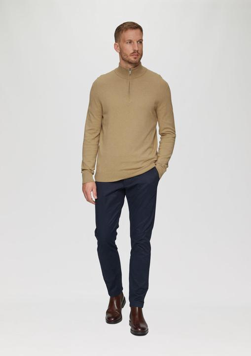 Produktbild S.Oliver Strickpullover Strickpullover mit Stehkragen (XXL)
