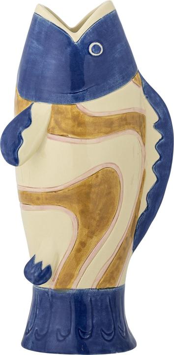 Bloomingville - Irving Vase - Blue - Stoneware (1x)
