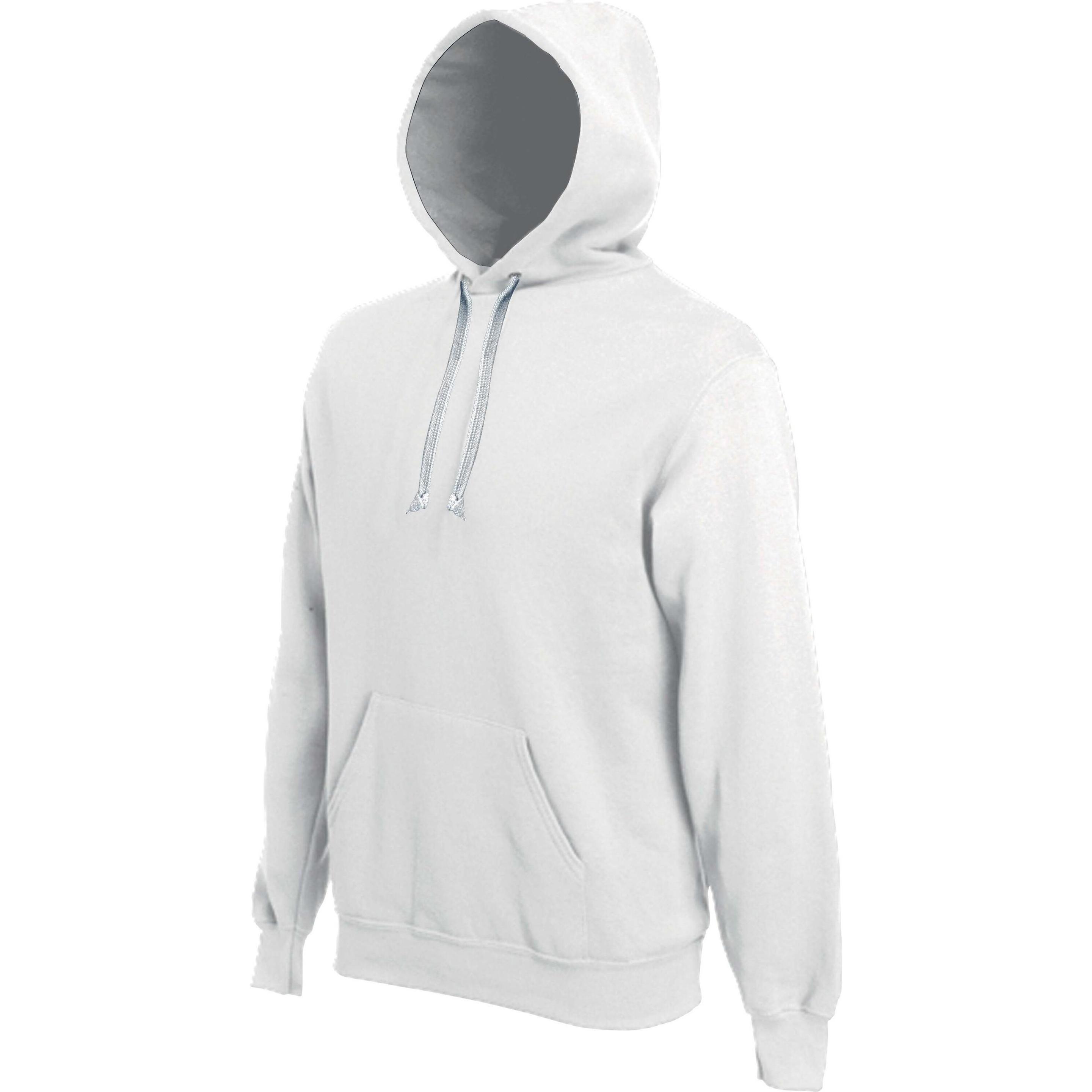 Kariban, Herren, Pullover, blanc, Weiss, (3XL)