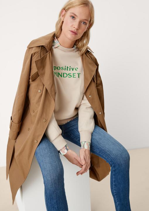 Image du produit s.Oliver Sweatshirt Softer Sweater mit Wording (L)