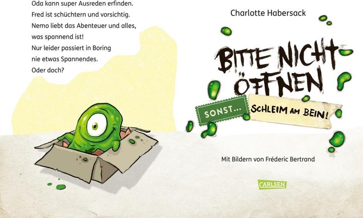 Actual product image Bitte nicht öffnen, sonst... 2: Schleim am Bein! (German, Charlotte Habersack, Fréderic Bertrand, 2024)