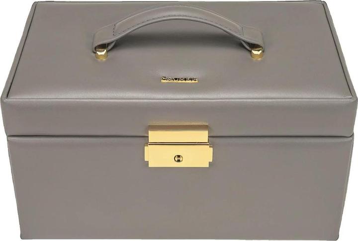 Produktbild Sacher Sammleretui 2414.510.561604 grau schwarz mit 12 kleinen Fächern FLEUR VENICE -