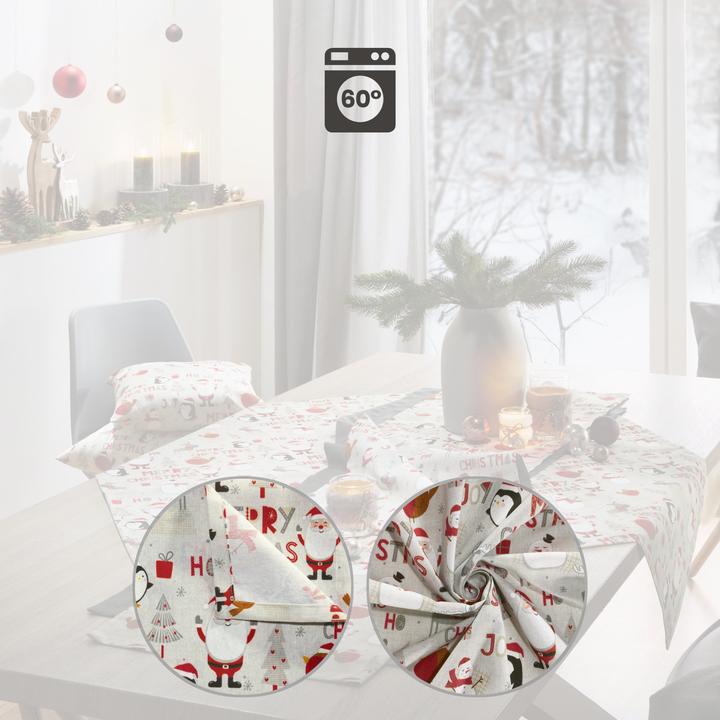 Actual product image Erwin Müller Merry Christmas" table runner (150 x 50 cm)
