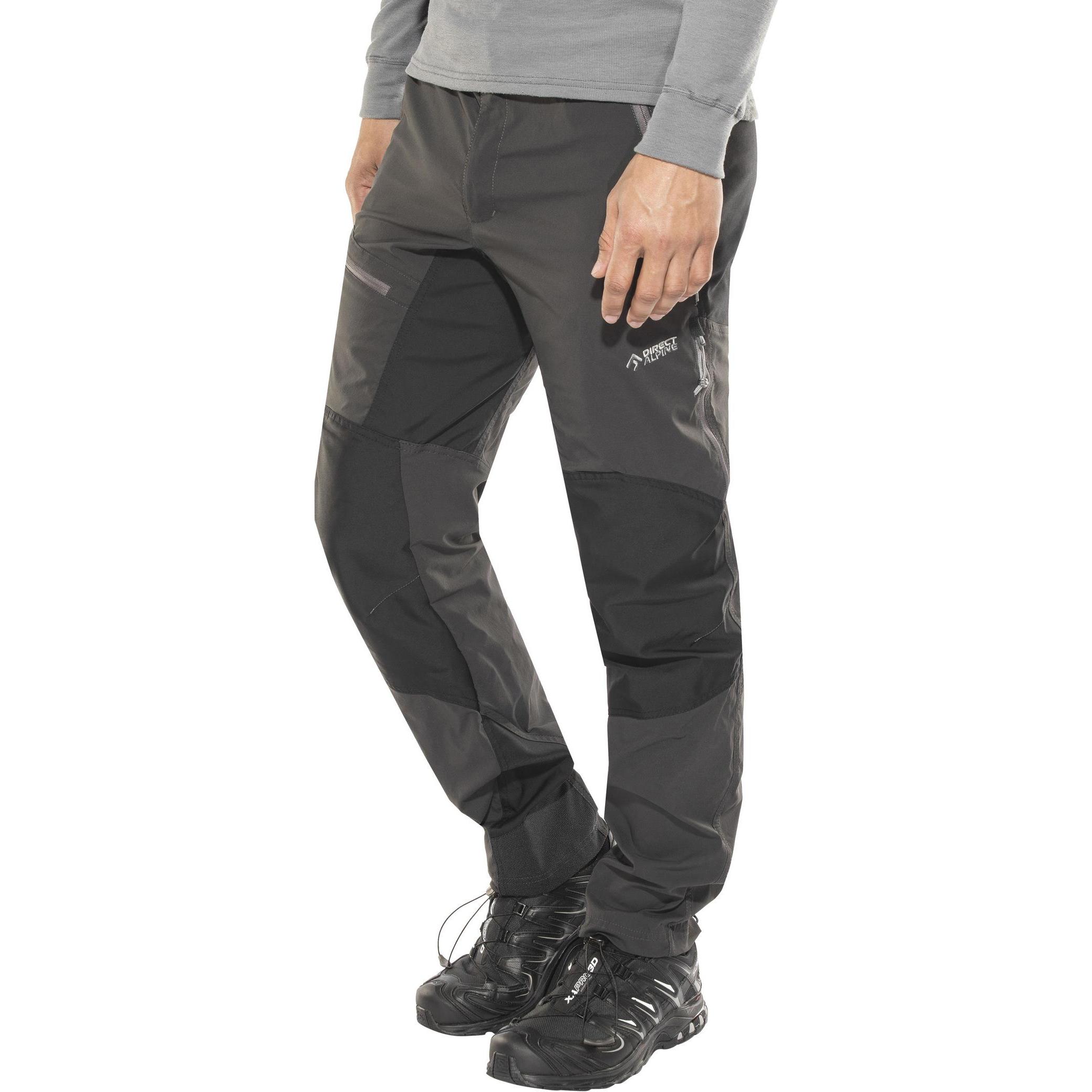 Thumbnail - Directalpine, Herren, Outdoorhose, Patrol Tech 1.0 Pants (M), Grau, Schwarz, M