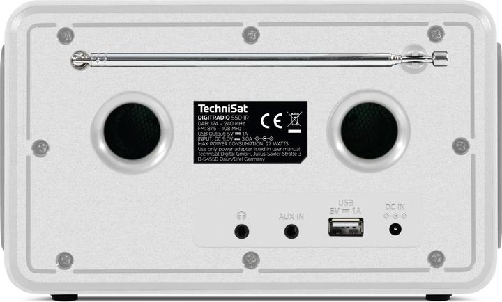 Actual product image TechniSat DiditRadio 550 IR weiss (DAB+, FM, Bluetooth, Wi-Fi)