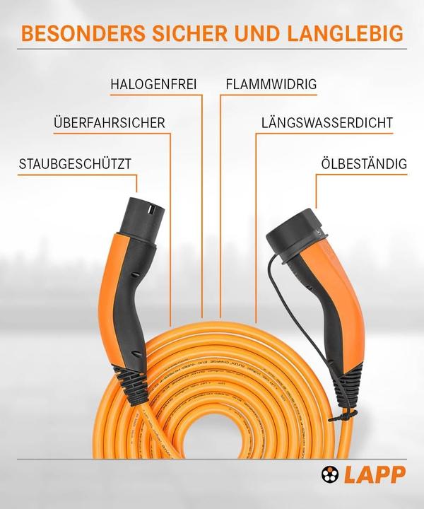 Immagine prodotto Lapp Mobility Helix (Tipo 2, 22 kW, 32 A, 5 m)