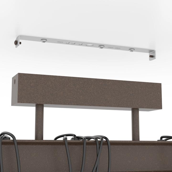 Produktbild EGLO Deckenleuchte TOWNSHEND 3x E27 Antik-braun (E27)