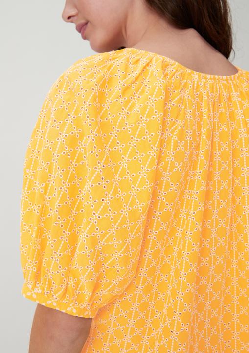 Image du produit Comma Bluse Bluse mit Broderie Anglaise (40)