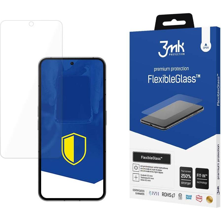 3Mk Trasparente Flexibleglass Nothing Phone 2 Szkło Hybrydowe (1 Pz., Nothing Phone (2)), Pellicola Protettiva Smartphone,