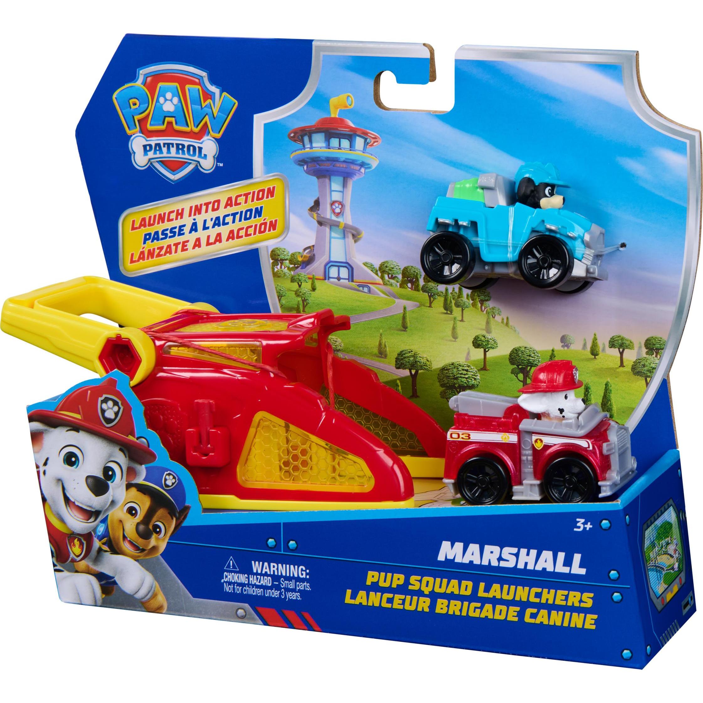 Spin Master Multicolore Paw Patrol Pup Squad Launchers Marshall