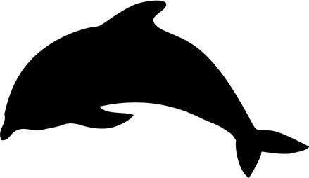 Actual product image Securit Chalkboard SILHOUETTE "Dolphin (30 x 53 cm)