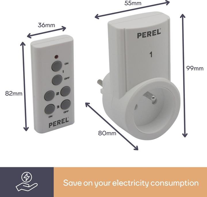 Actual product image Velleman Radio-controlled socket set
