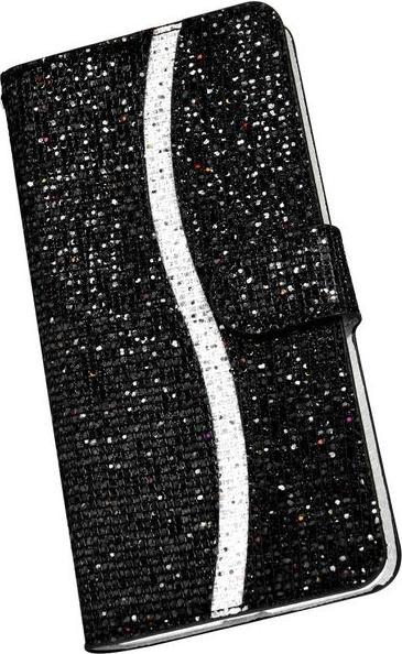 Immagine prodotto MU Style Copertina in pelle glitterata con strisce (Apple iPhone 7, Apple iPhone 8, Apple iPhone SE (seconda generazione), Apple iPhone SE (terza generazione))