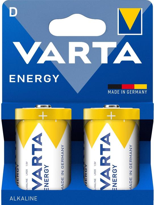 Productafbeelding Varta Batterij Alkaline Mono D LR20 1.5V - Batterij - Mono (D) (2 Pcs., D, 15800 mAh)