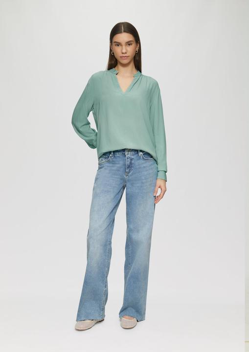 Produktbild S.Oliver Bluse Viskosebluse mit Smok-Detail an der Schuler (32)