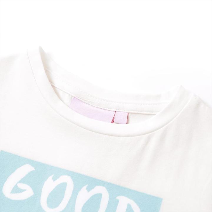 Immagine prodotto vidaXL Maglietta da bambino ecru 140,Materiale: 95 % cotone. 5 (140)