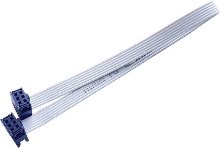 BKL Electronic 10120666 Ribbon cable pitch: 1.27 mm 6 x 0.08 mm² Grey 1 pc