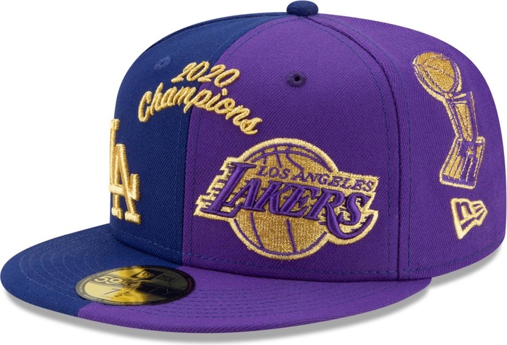 Produktbild New Era 59Fifty Cap - CHAMPS 2020 LA Lakers & Dodgers 7 1/4 (7 1/4)