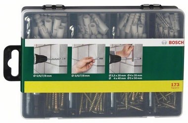 Immagine prodotto Bosch Zubehör Kit di riparazione da 173 pezzi (173 Viti per pezzo)