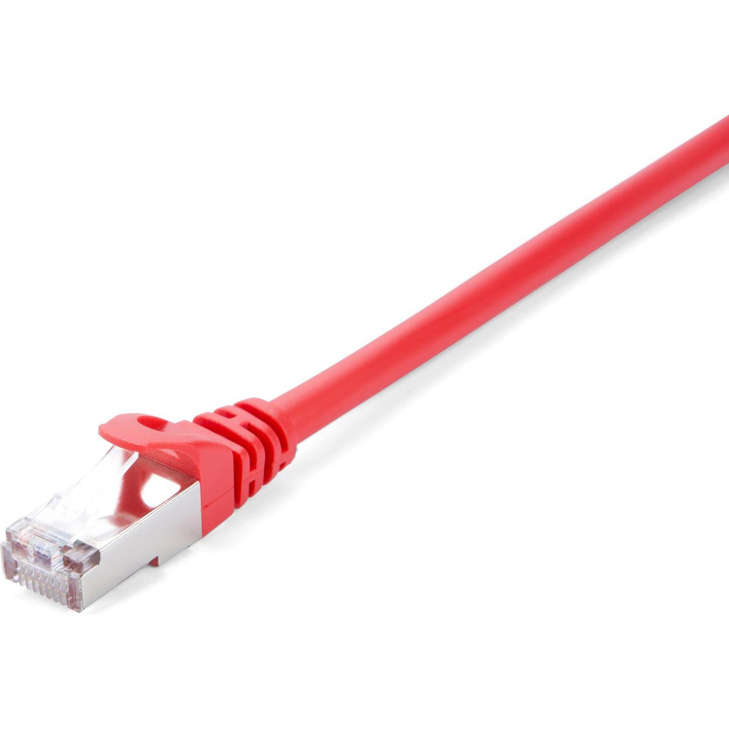 V7 Cat6 Ethernet Rosso Stp 1m (S/FTP, CAT6, 1 m), Cavo di rete