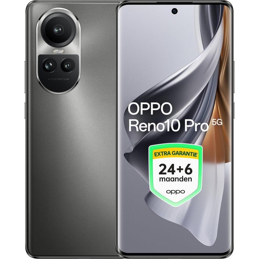 OPPO Reno10 Pro - 256GB - Silvery Grey - Extra Garantie 24+6 Maanden! (256 GB, Silbriger Grau, 6.70"