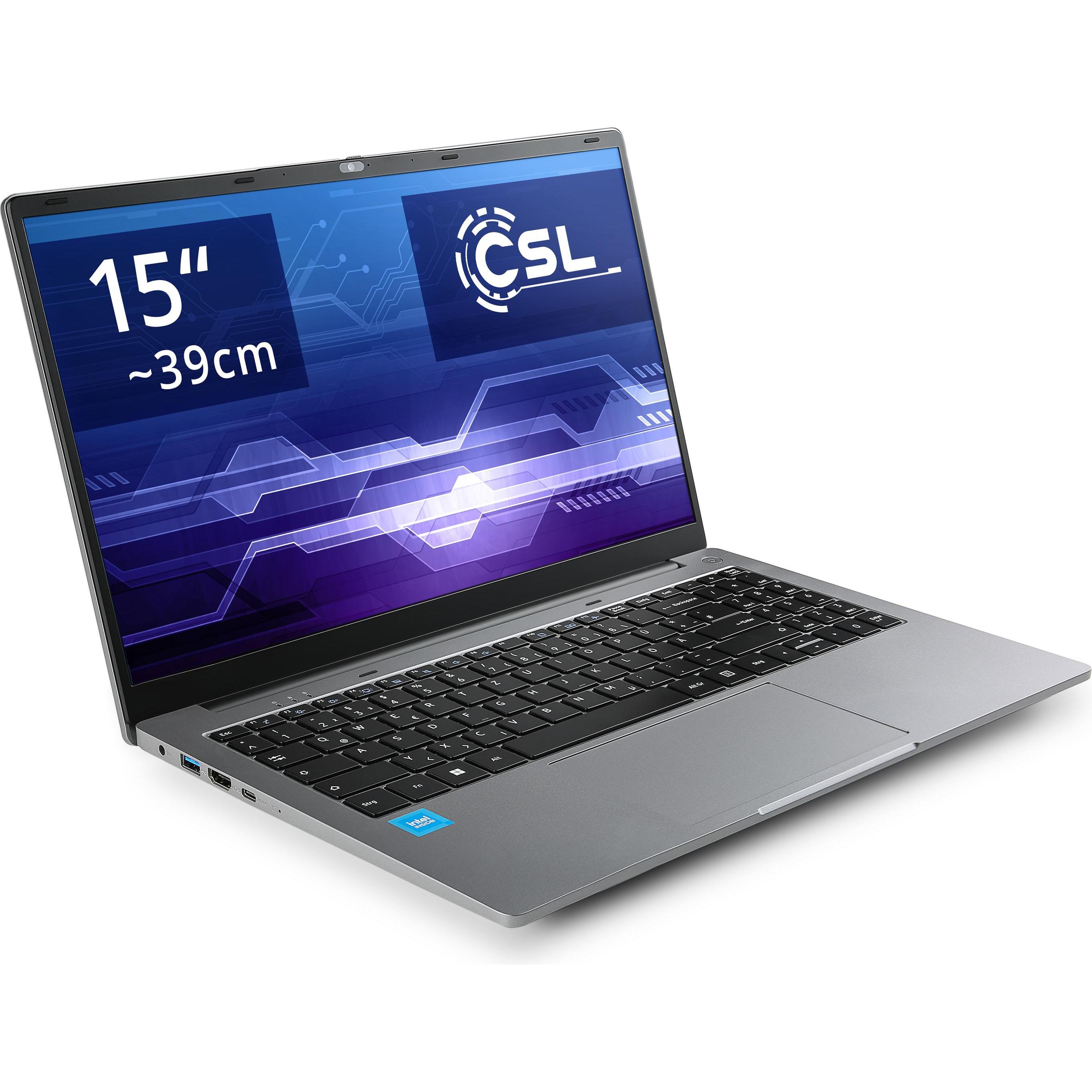 Thumbnail - CSL Notebook R'Evolve C15 v4 16GB 2000GB Windows 11 Pro (15.59", Intel N100, 16 GB, 2000 GB, DE), Notebook, Grau
