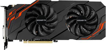 Actual product image Gigabyte GeForce GTX 1070 Windforce OC (8 GB)