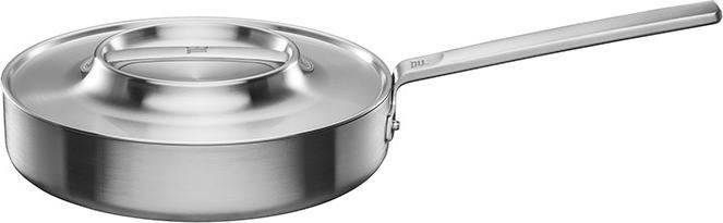 Image du produit Fiskars Norden Steel Sauteuse avec couvercle, 26cm, revêtue (Poêle à frire, Acier inoxydable)