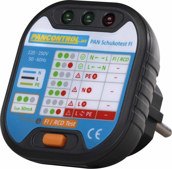 Produktbild Pancontrol PAN FI Schutzkontakt (CAT II 600V)