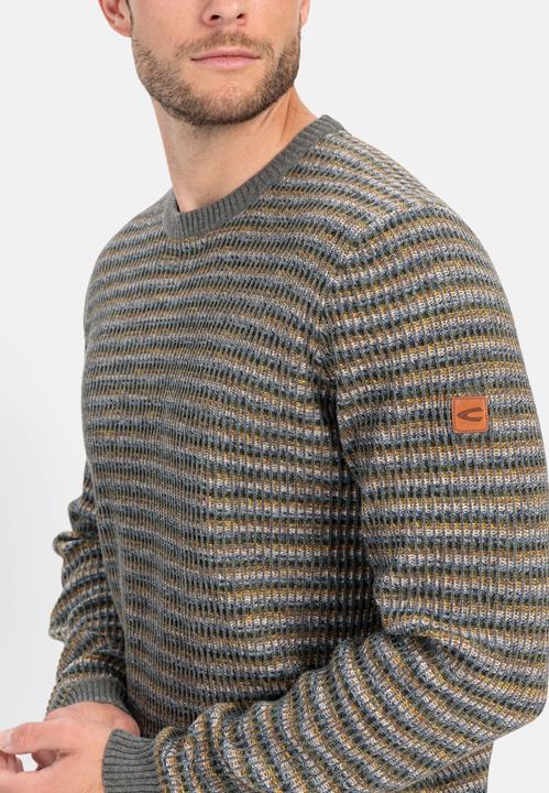 Produktbild Camel Active Mouline Strickpullover im Streifenmuster (XXL)