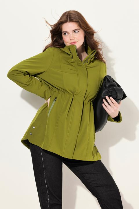 Produktbild Ulla Popken HYPRAR Softshelljacke, Sterne, Kapuze abnehmbar (50, 52)