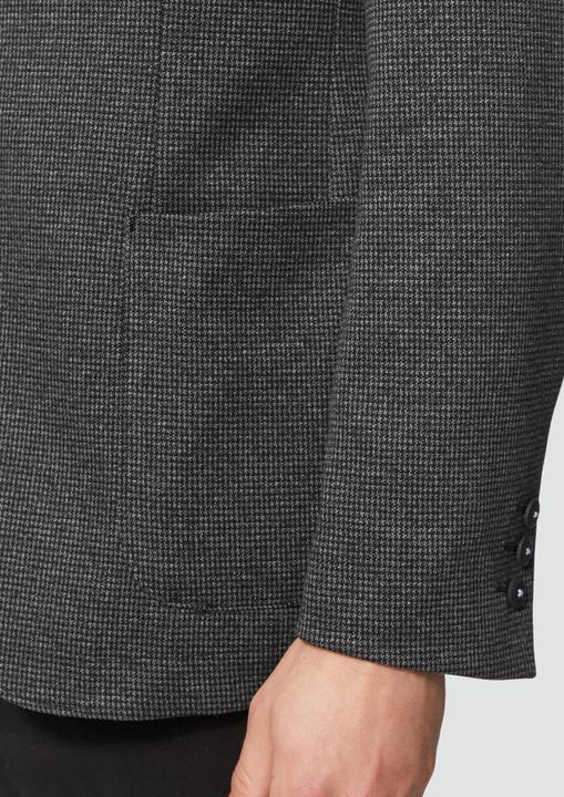 Immagine prodotto S.Oliver Indoor-Jacke Elastisches Jersey-Sakko mit Hahnentrittmuster (48)