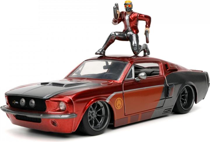 Image du produit Jada Marvel Star Lord 1967 Ford Mustang 1:24