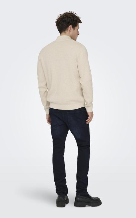 Produktbild Only & Sons Onsting Life Reg Half Zip Knit Noos (L)