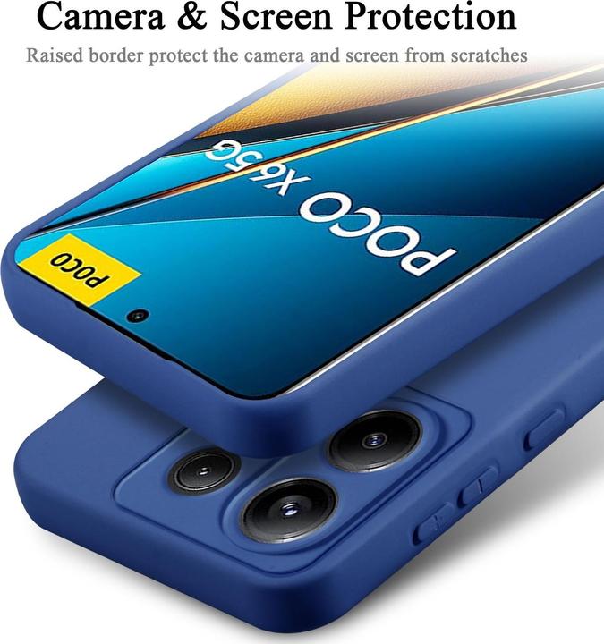 Image du produit Cadorabo Housse pour Xiaomi Poco X6 TPU en silicone avec protection liquide (Xiaomi Poco X6)