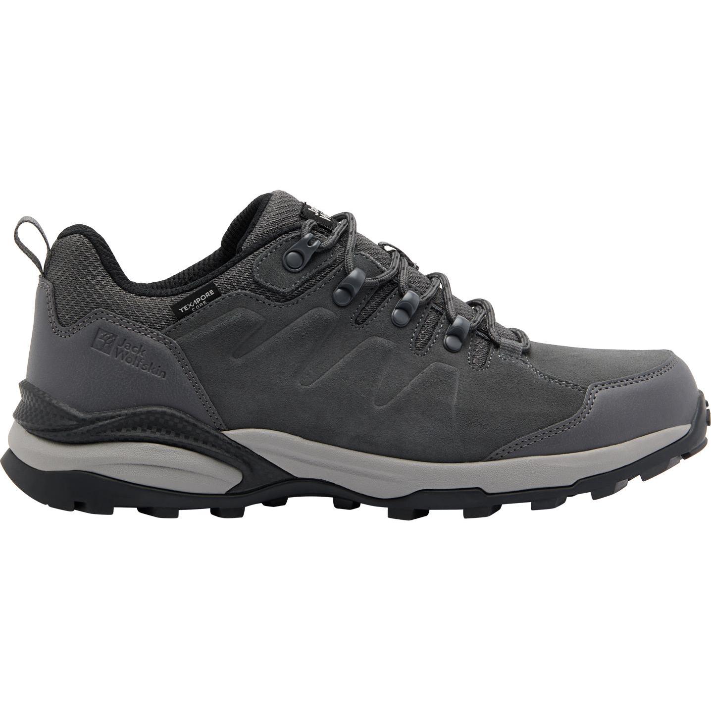 Jack Wolfskin, Herren, Wanderschuhe, Refugio Texapore Low M (40.5), Grau
