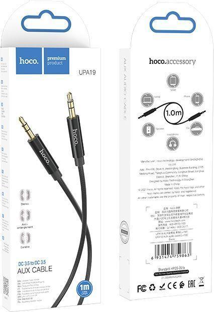Produktbild Hoco 3.5mm Klinke – 3.5mm Klinke (1 m, 3.5mm Klinke (AUX))