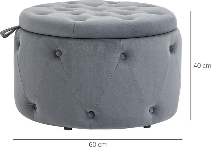 Produktbild Homcom Ottomane mit Stauraum