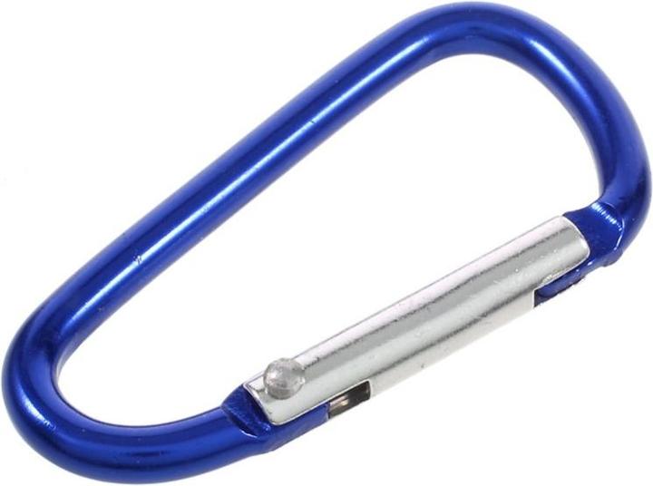 Produktbild Werkstein Aluminium Karabiner Haken, 5er Set, Schlüsselanhänger, assortiert