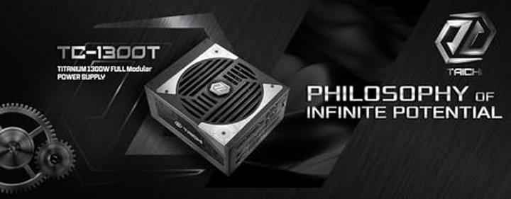 Actual product image AsRock Zasilacz TAICHI 1300W Titanium (1300 W)