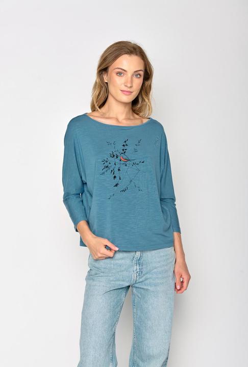 Actual product image Greenbomb Women's Animal Bird Branch Simper L/S (XS)