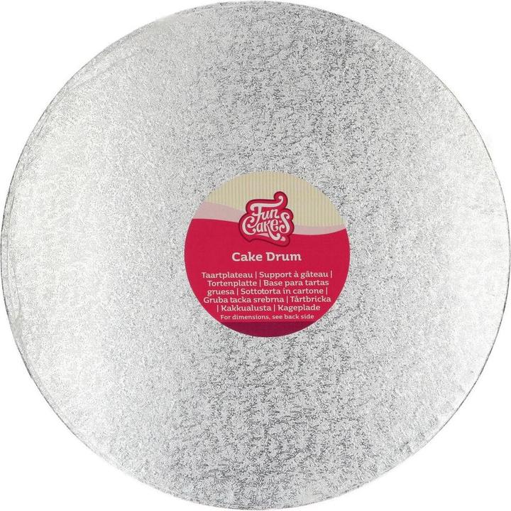 FunCakes Tablett rund 30cm - Silber