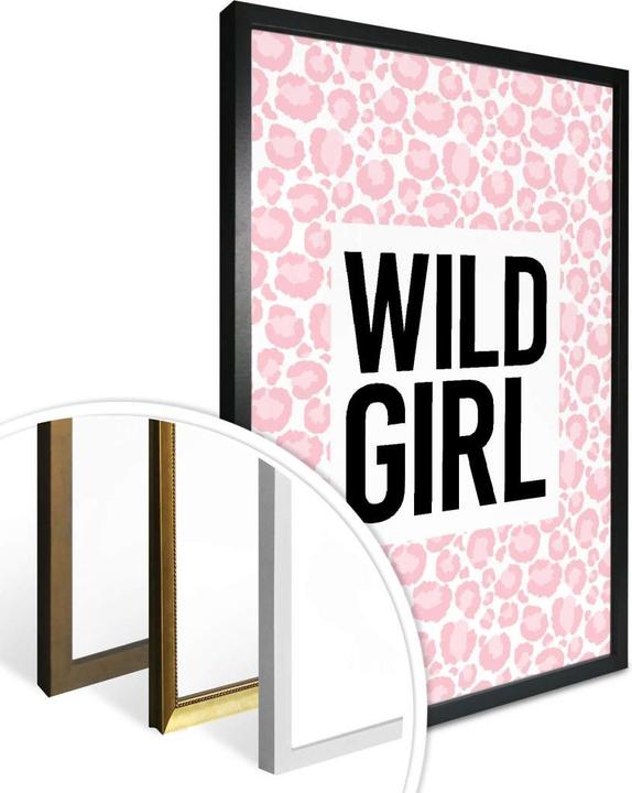 Immagine prodotto Trenddeko Leopardo - Ragazza selvaggia (40 x 50 cm)