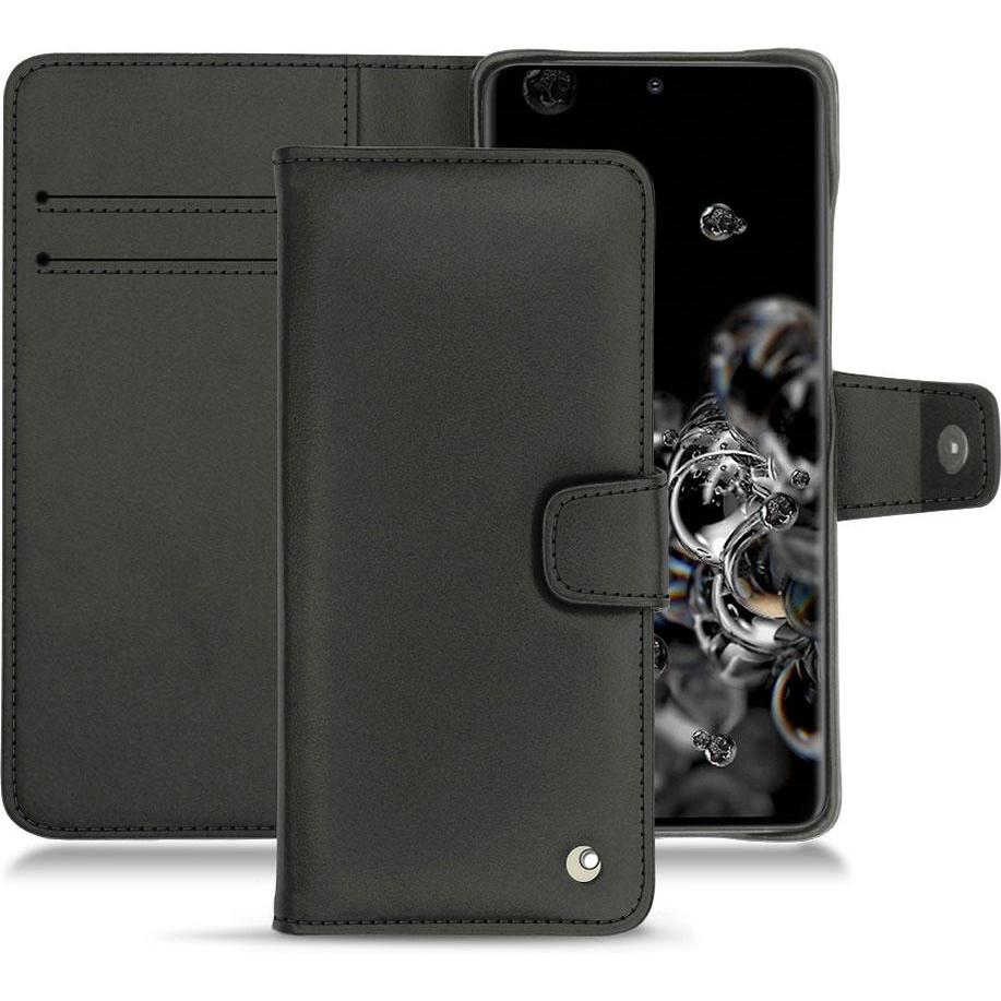 Noreve Lederschutzhülle Wallet (Samsung Galaxy S20 Ultra), Smartphone Hülle, Schwarz