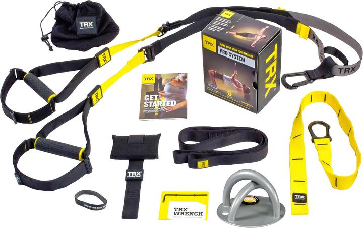 TRX Schlingentrainer-Set Suspension Trainer Pro + X Mount Wand/Deckenbefestigung